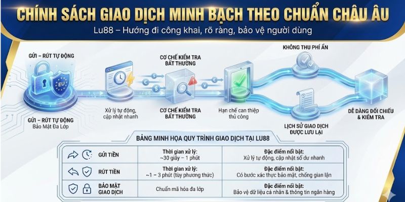 Chính Sách Giao Dịch Minh Bạch Theo Chuẩn Châu Âu tại lu88